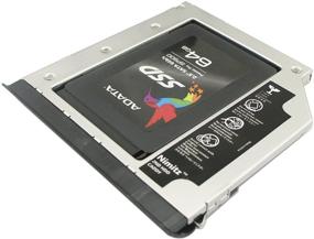 img 1 attached to 📁 Nimitz HDD SSD Hard Drive Caddy Adapter Compatible with Dell E6430 E6530 E6420 E6520 E6320 E6330 Modular Bay - Includes Ejector for Enhanced Functionality