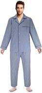 👔 casual trends men's broadcloth pajama set - sleep & lounge clothing logo