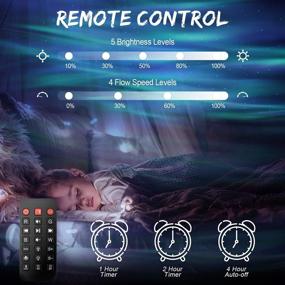 img 1 attached to 🌟 PRANITE Star Projector Night Light with White Noises: Remote Control, Bluetooth Music Speaker for Bedroom, Gaming Room, Party, Home Decor - Timer LED Galaxy Projector for Kids and Adults