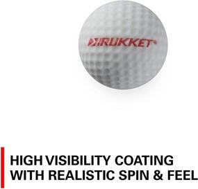 img 3 attached to 🏌️ Rukket Sports Tru-Spin Foam Practice Golf Balls: High-Density Limited Flight Balls - Classic White or Glow-in-The-Dark, 12-Pack or 24-Pack