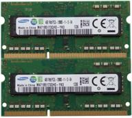 🔋 набор памяти samsung 8 гб ram (2 х 4 гб) ddr3 pc3-12800, 1600 мгц для 2012 года apple macbook pro, imac и mac mini. логотип