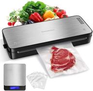 🍲 kitchen scale food saver vacuum sealer machine with built-in air sealing system, multipurpose automatic food sealer for prolonged food preservation, easy-to-use and high-performing логотип