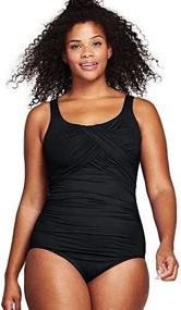 img 1 attached to Lands End Slender Underwire Swimsuit - Women's Clothing, Swimwear, and Cover Ups