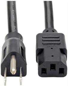 img 4 attached to Tripp Lite P007-006 6ft Computer Power Cord - Heavy Duty, 15A, 14AWG, NEMA 5-15P to IEC-320-C13, Black