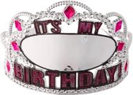 amscan 258318 birthday customizable tiara logo