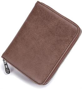 img 4 attached to 👨 Genuine Leather Credit Holder Passport Men's Accessories: The Ultimate Wallet Companion for Organizing Cards and Money