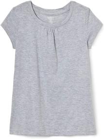 img 2 attached to 👕 Girls' French Toast Heather Grey Short Sleeve Crew Neck Tee