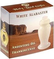 ✨ 1/2 oz white alabaster anointing oil with frankincense logo