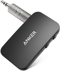 img 4 attached to Anker Soundsync A3352 Bluetooth приемник для потоковой передачи музыки с Bluetooth 5.0, продолжительное время работы от аккумулятора 12 часов, громкая связь, подключение двух устройств, идеально подходит для автомобиля, домашнего стерео, наушников, колонок.