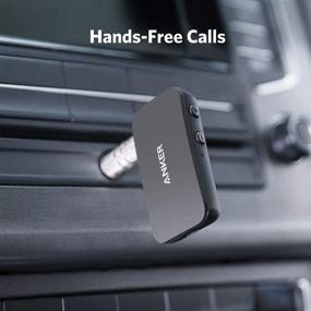 img 2 attached to Anker Soundsync A3352 Bluetooth Receiver for Music Streaming with Bluetooth 5.0, Extended 12-Hour Battery Life, Handsfree Calls, Dual Device Connection, Ideal for Car, Home Stereo, Headphones, Speakers