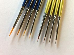 img 3 attached to Расширьте ваш мир варгейминга с набором кистей Pro Arte Artists & Modelmakers Extra Fine Detail Brush Set из 8 фигурок для варгейминга