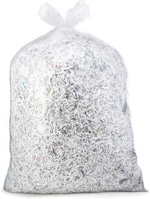 img 2 attached to 🗑️ 65 Gallon Clear Trash Bags, 50 Count with Ties - Premium Recycling Plastic Garbage Bags