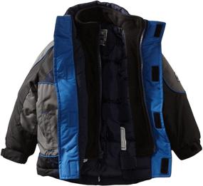 img 1 attached to Rothschild Little Boys' Snowsuit: Stylish Bib Front with Curved Panel for Ultimate Warmth and Protection