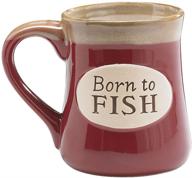 🎣 born to fish coffee mug: a perfect fishing gift with fisherman's serenity prayer logo