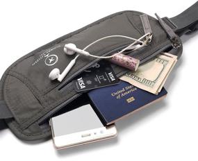 img 2 attached to Concealed 💰 Money Belt Travel Wallet