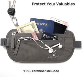 img 3 attached to Concealed 💰 Money Belt Travel Wallet