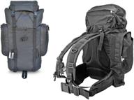 🎒 explorer bag tactical backpack black: durable, versatile, and stylish logo