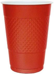 img 2 attached to Red Oz Plastic Tumblers Cups