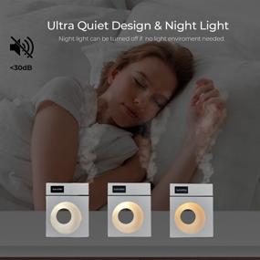 img 3 attached to Geeutie Mini USB Humidifier 500ML, Cool Mist with 2 Modes, 3 Colors 💧 Night Light, Quiet Operation, Auto-Off, Top Fill Design - Ideal for Home and Office