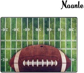 img 2 attached to Naanle American Football Polyester Decorative