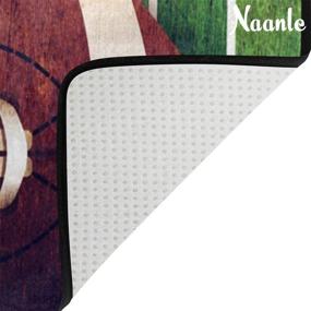 img 1 attached to Naanle American Football Polyester Decorative