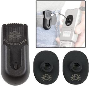 img 4 attached to 📸 Enhance Your Camera Gear Mobility with Spider Holster's SpiderMonkey Accessory Holster Kit – Secure Belt Clip and Adhesive Tabs!