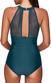 img 3 attached to Tempt Me V Neckline Monokini Swimwear Women's Clothing and Swimsuits & Cover Ups