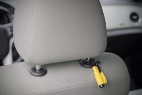 img 1 attached to 🔑 resqme Yellow Keychain Car Escape Tool Value Pack - Includes Visor Clip and Lanyard