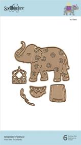 img 4 attached to 🐘 Фестиваль слонов Die D-Lites от Spellbinders Papercrafts, Inc.