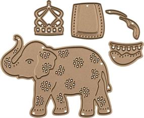 img 3 attached to 🐘 Фестиваль слонов Die D-Lites от Spellbinders Papercrafts, Inc.