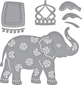 img 2 attached to 🐘 Фестиваль слонов Die D-Lites от Spellbinders Papercrafts, Inc.