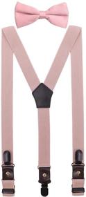 img 3 attached to 👔 CEAJOO Adjustable Black Teenage Boys' Suspenders – Must-Have Accessories for Teens