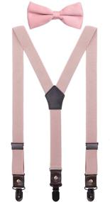 img 4 attached to 👔 CEAJOO Adjustable Black Teenage Boys' Suspenders – Must-Have Accessories for Teens