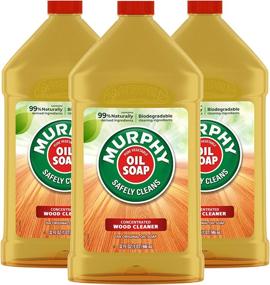 img 4 attached to MURPHY Oil Soap Wood Cleaner, Original, Value Pack - 3 x 32 fl oz bottles (Pack of 3)