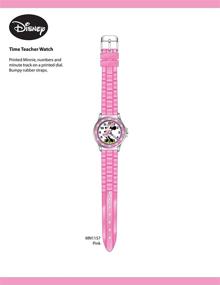 img 2 attached to Детские девчачьи часы с изображением Минни Маус от Диснея - модель MN1157