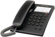 📞 black integrated corded phone - panasonic kx-ts550b logo