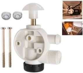 img 4 attached to 🚽 Durable RV Water Valve Assembly Kit: Leimo 385314349 for Dometic 385314349 Sealand EcoVac Vacuflush Pedal Flush Toilets