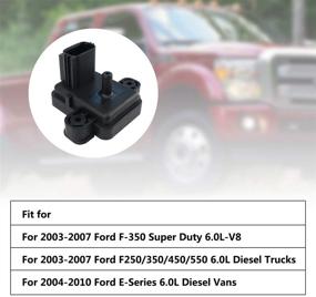 img 1 attached to 🚀 High-Performance MAP Sensor for Ford F250 F350 F450 F550 Super E-Series Diesel Trucks-Vans 6.0L, Manifold Absolute Pressure CX-1961, Part 2L1A-9F479-AA and 2L1Z-9F479-AA – Reliable and Compatible Fit