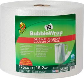 img 4 attached to 🦆 Duck Brand Bubble Wrap Roll - Original Bubble Cushioning, 12x175', Perforated Every 12" (286891): Protective Packaging for Fragile Items