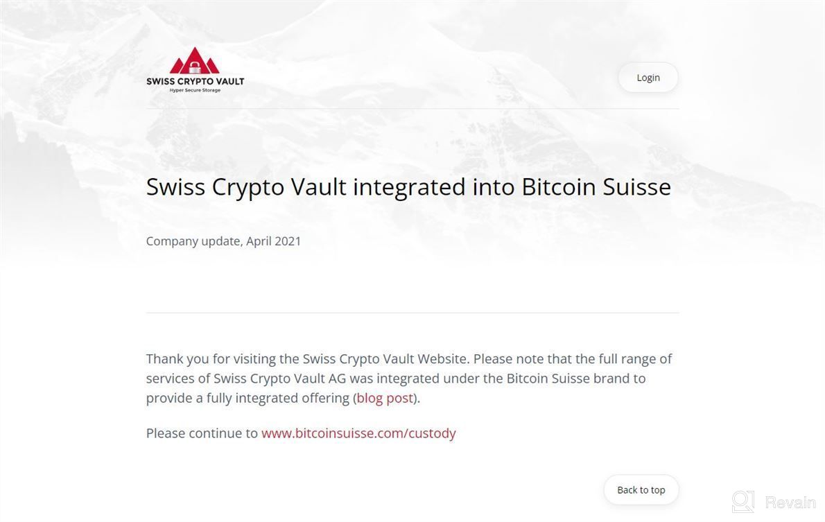 img 1 attached to Swiss Crypto Vault review by Darnell Murphy