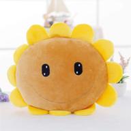 lzymsz sunflower throw pillow - hand warmer plush stuffed toy doll, soft decorative cushion doll for sofa home bedroom office dormitory on valentine's day, christmas, birthday - sunflower logo