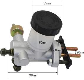img 1 attached to Надежный гидравлический главный цилиндр для тормозной системы от CNCMOTOK для карта-багги 90-250 см³, ATV – Sunl, BMS, Kandi, Roketa, Kazuma, Kinroad.