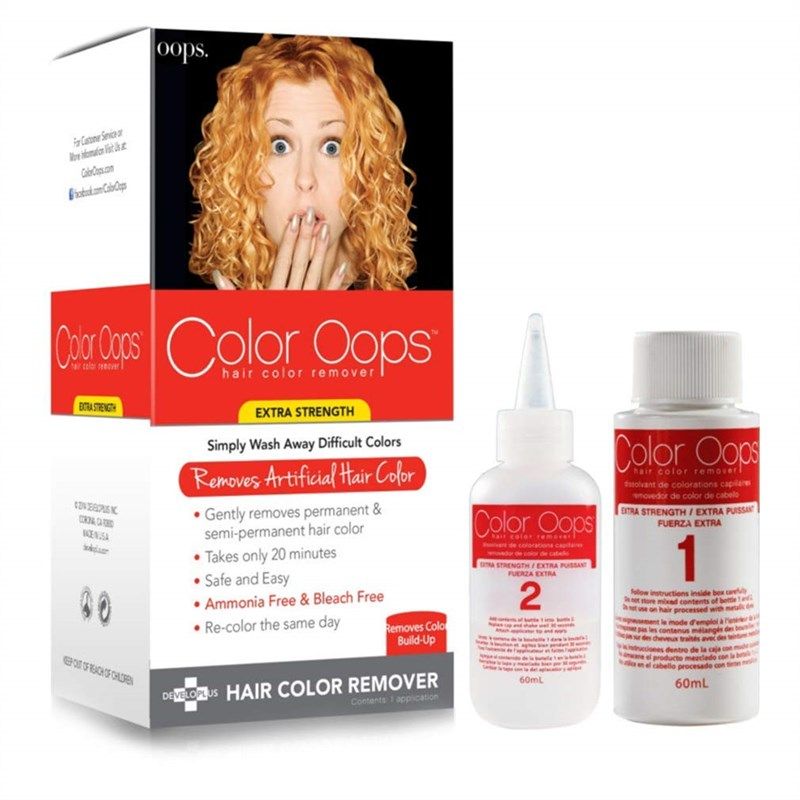 color oops developlus remover strength 로고
