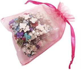 img 3 attached to 1000 Pieces of Acrylic Flat Back Gemstone Embellishments, 10 Shapes, 4-15mm, Including a Free Drawstring Organza Bag for Convenient Storage