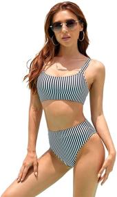 img 4 attached to 👙 ZINPRETTY Waistband Bikini Swimwear for Women in Swimsuits & Cover Ups