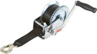 🛥️ get the best deal: apex mw-1200 hand-crank marine winch with 20' nylon strap for boat trailer at discounted prices logo