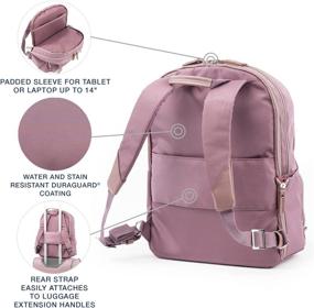 img 2 attached to 🎒 Maxlite 5 Laptop Backpack for Women in Dusty Rose Pink - One Size, by Travelpro