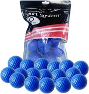 🏌️ finger ten colored golf practice balls - value 6/12/24 pack, limited flight for indoor/outdoor driving range & backyard training logo