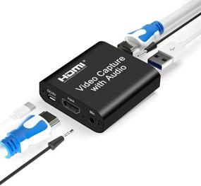 img 4 attached to HDMI Video and Audio Capture Card with Loop Out: Ultimate Recording Solution