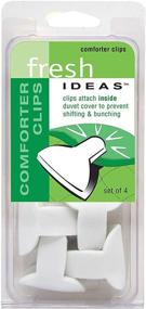 img 4 attached to 🛏️ Keep Your Comforter in Place with Fresh Ideas Padded Comforter Clips - Prevent Shifting Inside Duvet Cover, Set of 4